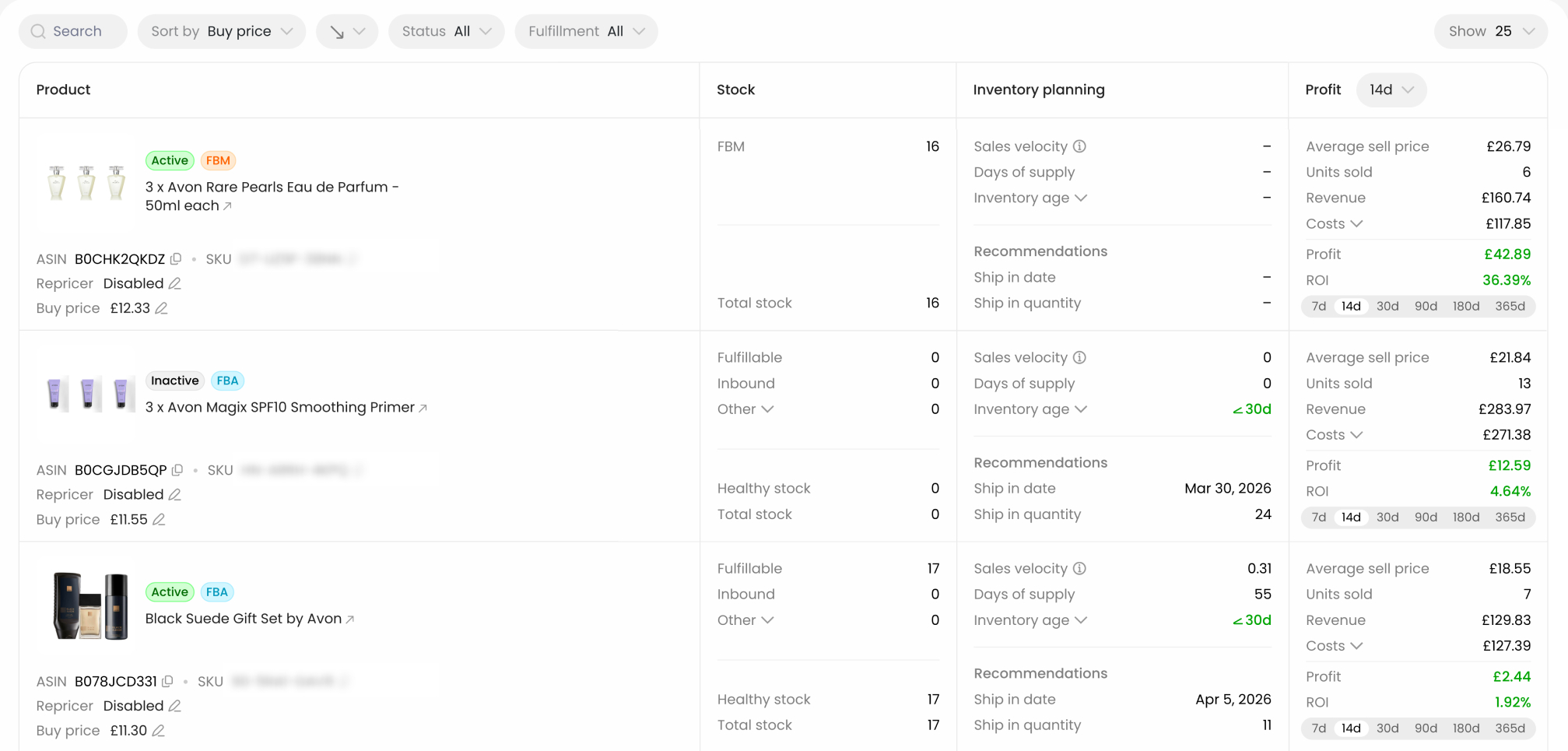 Arbitrage Hero inventory manager