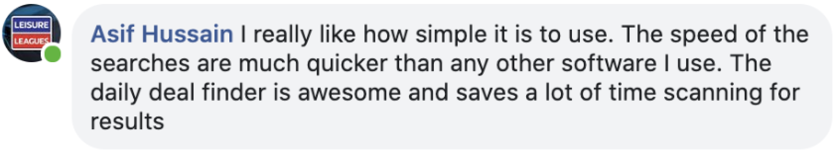 User feedback