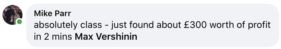 User feedback